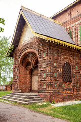 Fototapeta na wymiar Porch of the Church John the Baptist in Yaroslavl