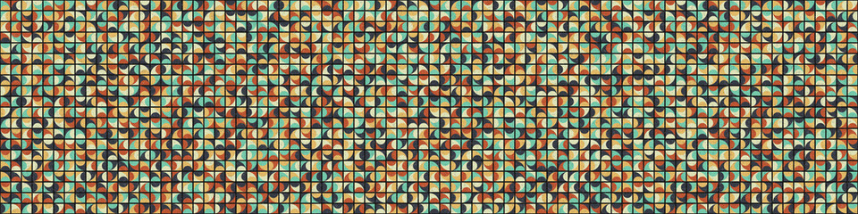 Abstract Geometric Pattern generative computational art illustration