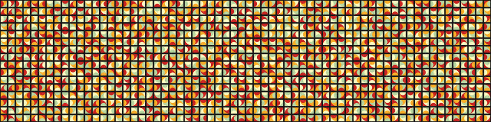 Abstract Geometric Pattern generative computational art illustration