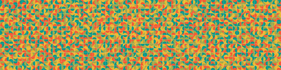 Abstract Geometric Pattern generative computational art illustration