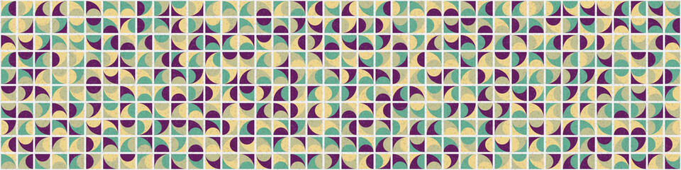Abstract Geometric Pattern generative computational art illustration
