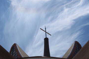 Obraz premium cross on the roof