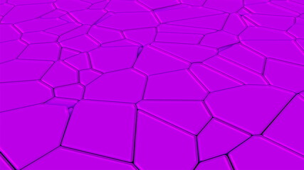 Computer generated cracked surface. 3D rendering an earthquake effect. Abstract background