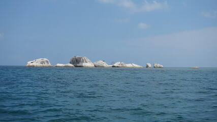 Island in the middle of the sea