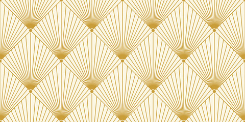 Art Deco Seamless Pattern. Vector.  
アール・デコのパターン