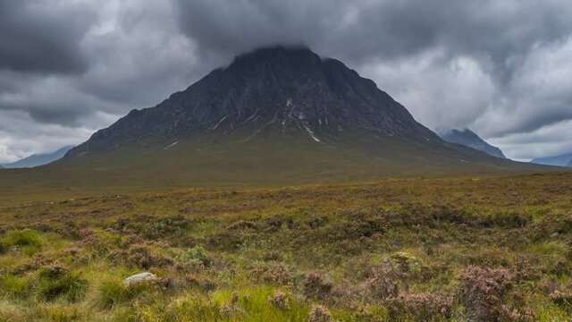 Scottish Highlands Landscape - Glencoe - Time Lapse Video