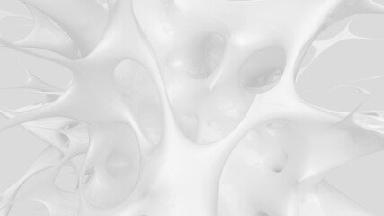 Abstract white paint explosion. Splash burst liquid. High Key Lighting.