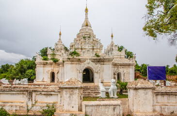 The Maha Aung Mya Bonzan Monastery in Inwa Ava near Mandalay Myanmar Burma Southeast Asia