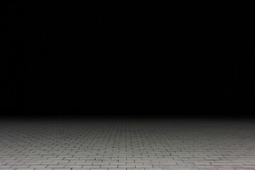 Dark and gray abstract cement wall and studio room,basement interior texture for display products,wall background.