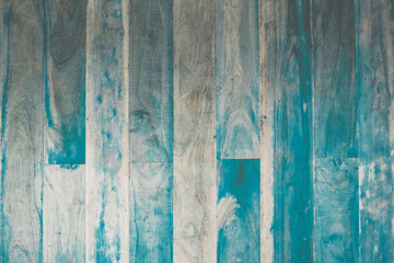 vintage of rustic blue wooden for background texture	