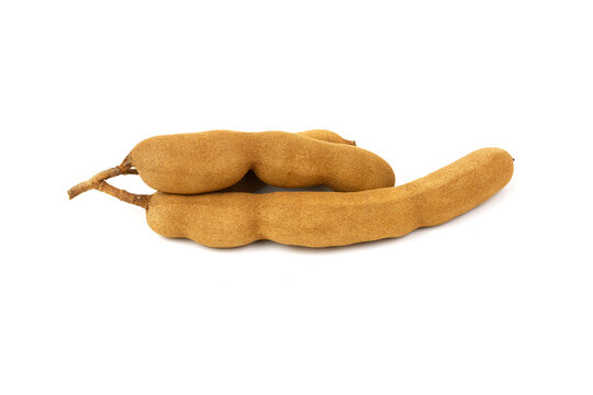 tamarind fruits isolated on white background