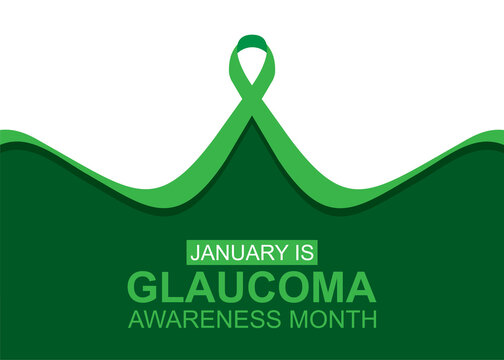 glaucoma awareness month concept poster