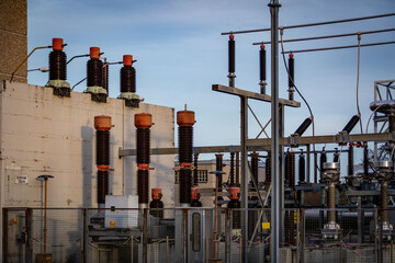 Electric power station transformer high-voltage equipment strategic object power unit. Power...