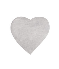 Watercolor abstract illustration, decorative focus, stylish heart image for a variety of design compositions on the theme of love, devotion, friendship or Valentine's Day	
