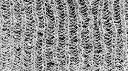 vintage fabric, natural rough linen, wool, coarse knitted, gray.