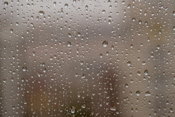 rain drops on the glass