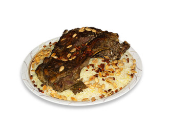Mandi is a traditional dish from Yemen of meat, rice, and spices. It is now very popular in other areas of the Arabian Peninsula, and it is also common in Egypt and Turkey.
