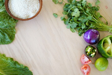 Collection of herbs and spices