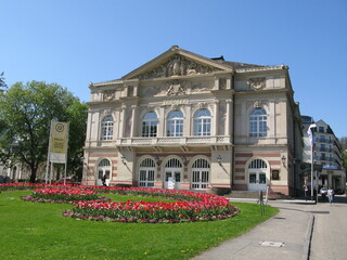 Theater und Kurpark an der Lichtentaler Allee in Baden-Baden