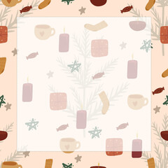 Printable notepad or sticky note for digital papers, journal and printable planners - Happy Holiday Note Collection