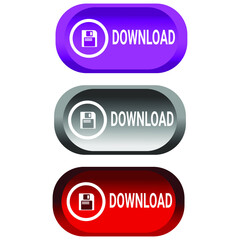 Colored download buttons for web