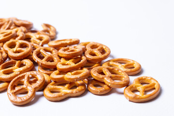 A light snack - crispy bread rings.