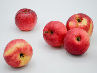 Äpfel in Ebenen Focus stacking