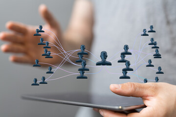 team hierarchy connection group digital