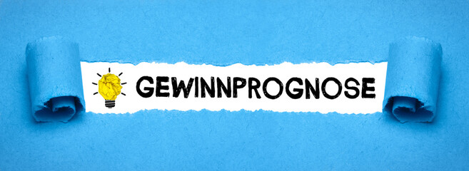 Gewinnprognose 