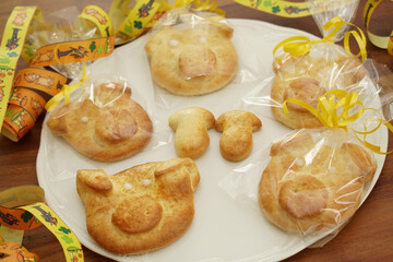 Lucky pigs for new year´s eve