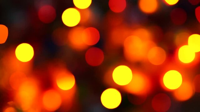 blurry light abstract Christmas light lights blur bright bokeh holiday color celebration red yellow defocused gold glow decoration night blurred shiny illuminated festive glowing orange colorful