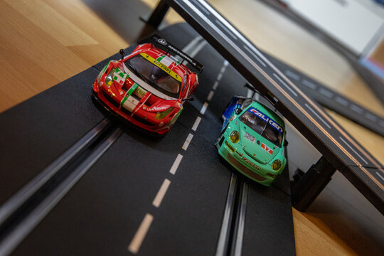 Carrera Autorennbahn mit zwei Sportwagen