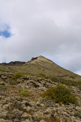 Fototapeta na wymiar volcano La Corona on Lanzarote island (Canary Islands, Spain)