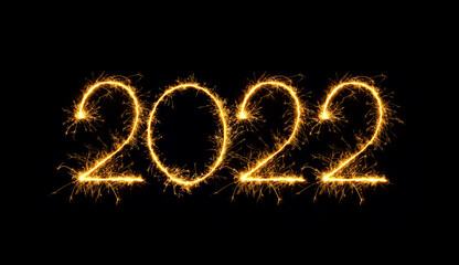 Obraz na płótnie Canvas Happy New Year 2022