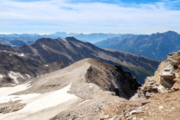 Österreichische Alpen um den Sonnblick im Sommer