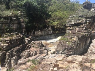 river in the mountains