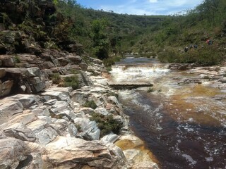 river in the mountains