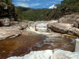 river in the mountains
