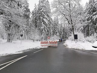 Schnee am Feldberg im Taunus (Lockdown, Verkehrschaos)