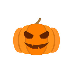 Halloween pumpkin. Vector illustration.