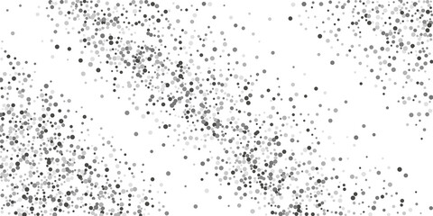 Silver glitter confetti.