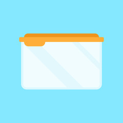 Lunch box icon. Vector illustration.