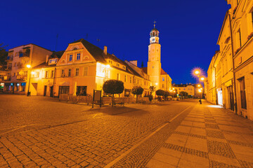 Naklejka premium City hall in Olesnica