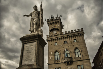 Obraz premium San Marino during covid period without tourists 