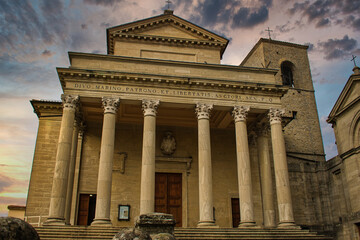 Obraz premium San Marino during covid period without tourists 