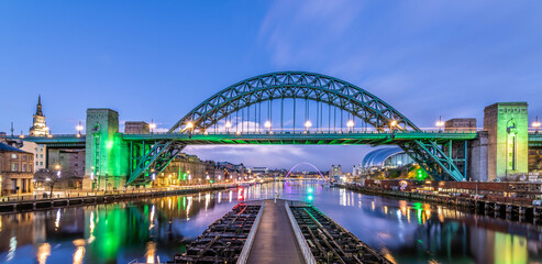 Newcastle Quayside, Tyne Bridge