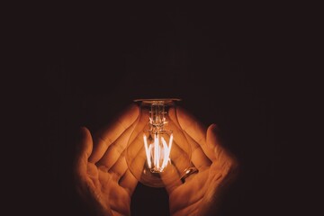 lamp on the wall