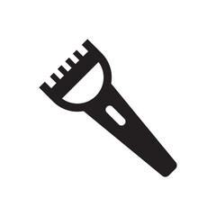 electric razor icon - shaver sign symbol	