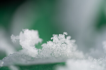 Textile textures with water drops and snow macro abstract