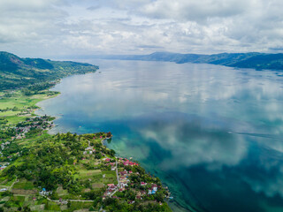 Samosir eiland,  Toba Meer, Sumatra, Indonesië